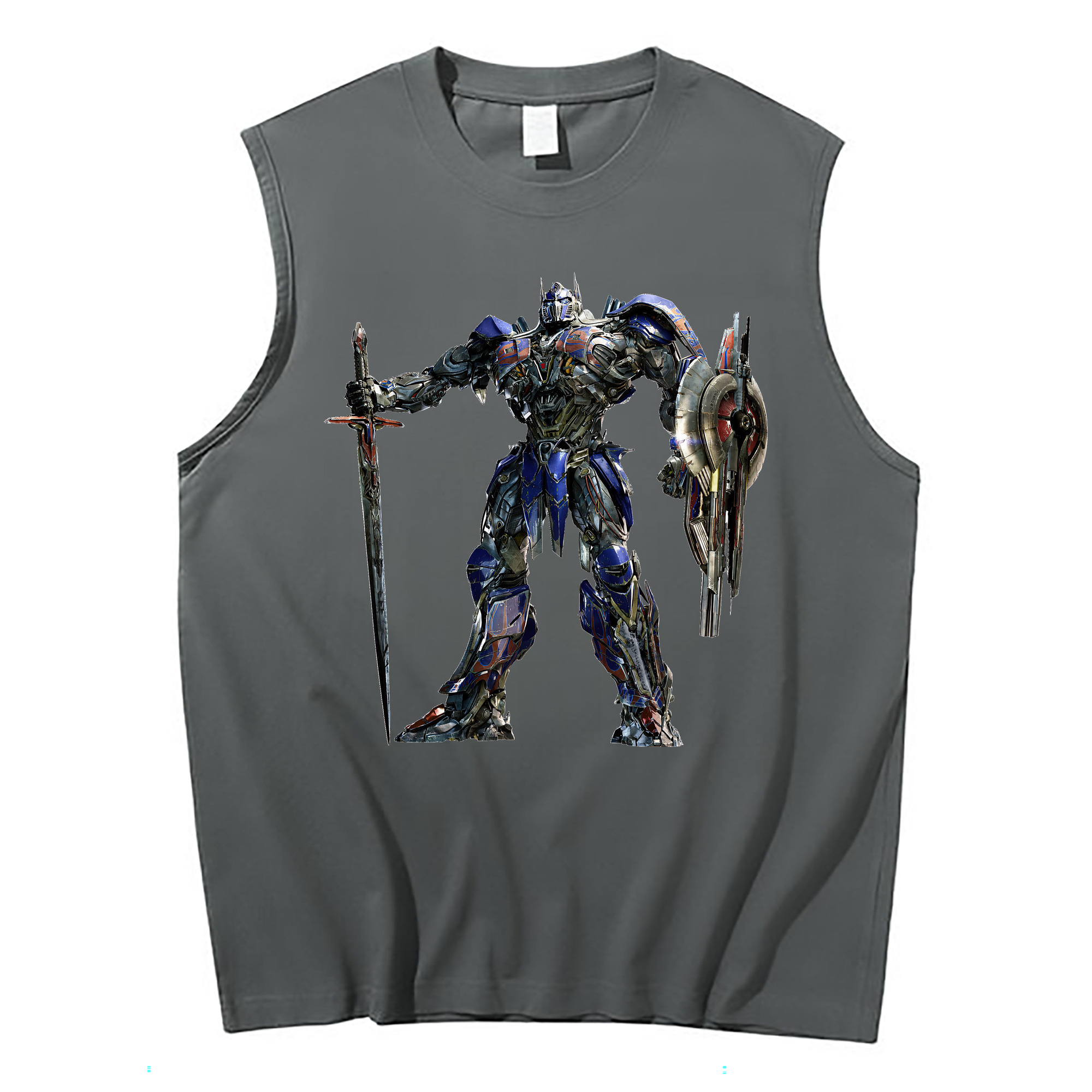 （画像用） Transformers トランスフォーマー コットン100％タンクトップ（フロントプリント）